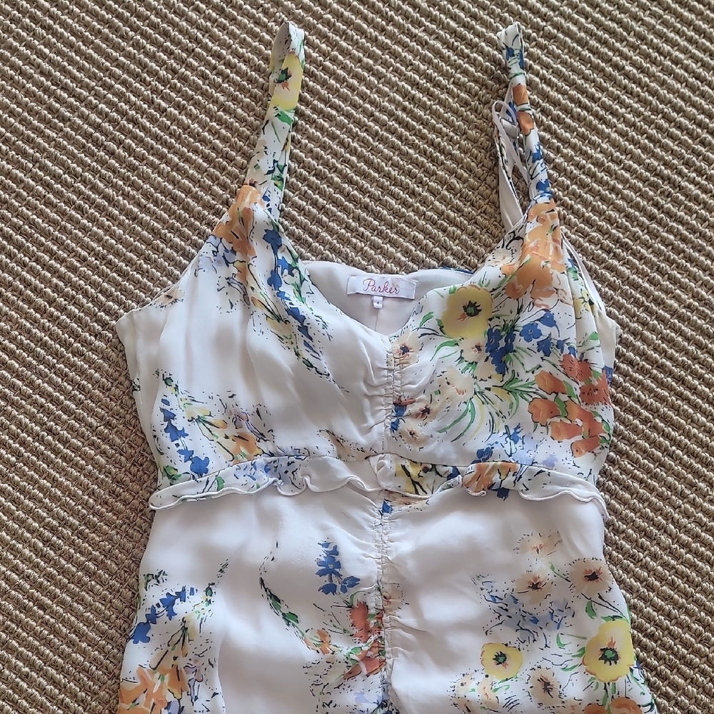 Floral Print Women's Dress by Parker - Multicolor